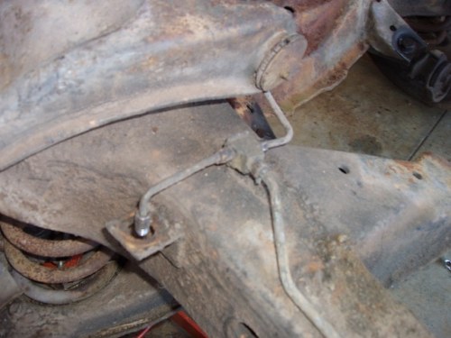 1968 Corvette brake line